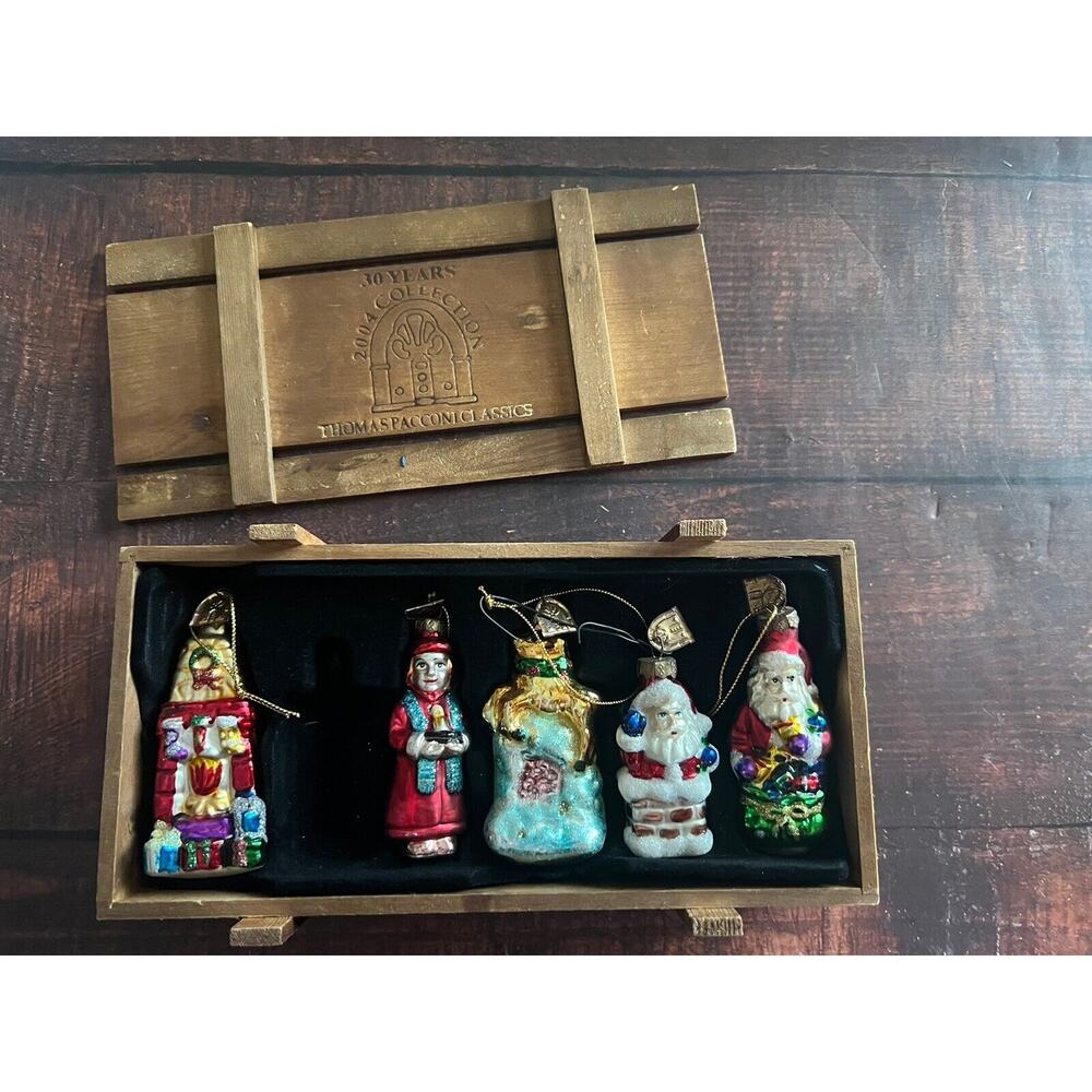 Thomas Pacconi 2002 Collection Christmas Ornaments